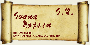 Ivona Mojsin vizit kartica